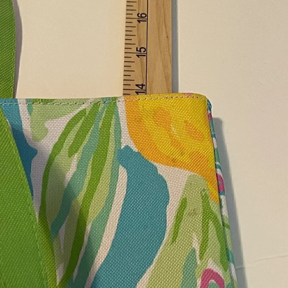 Lilly Pulitzer Estee Lauder Women's Tote Lilly's Lemon Print Bag Carryall 17